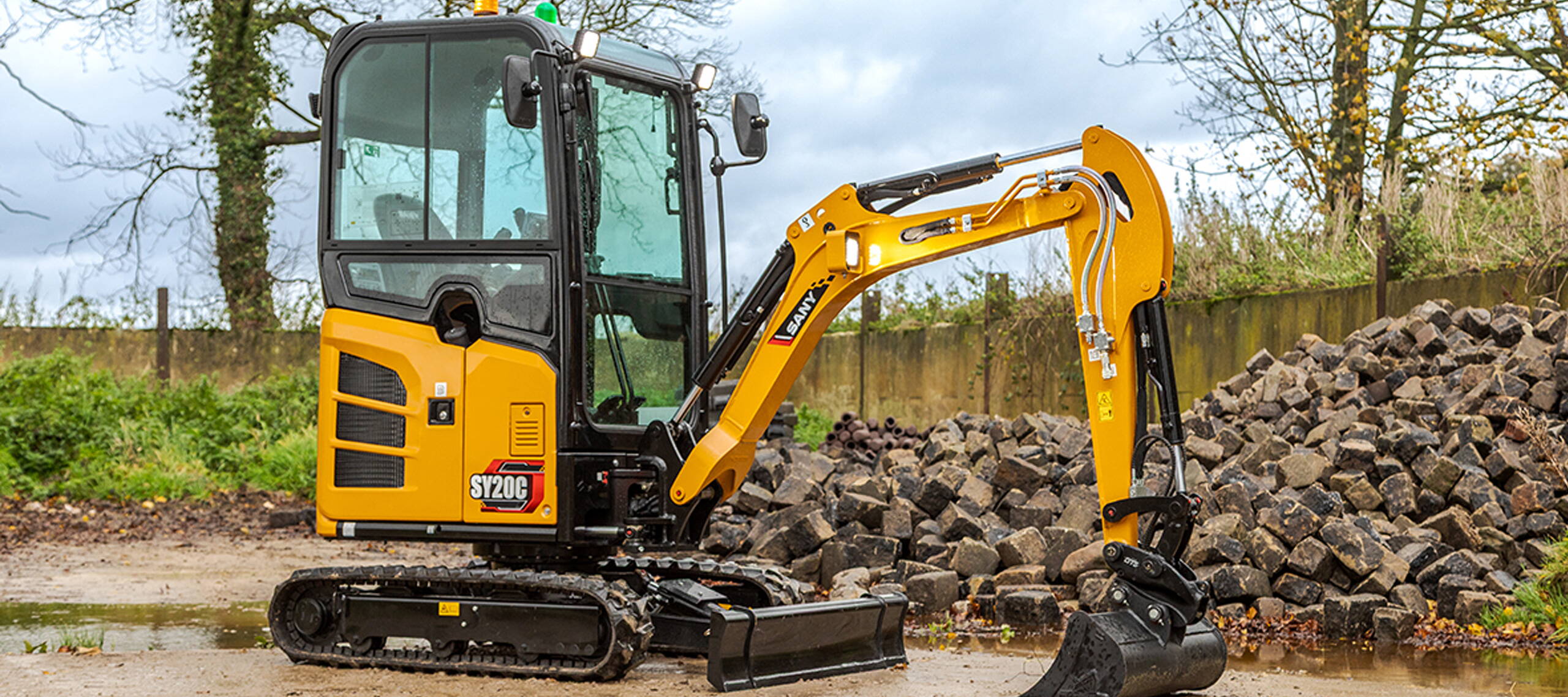 Zoom: SANY Bagger Minibagger SANY SY20C