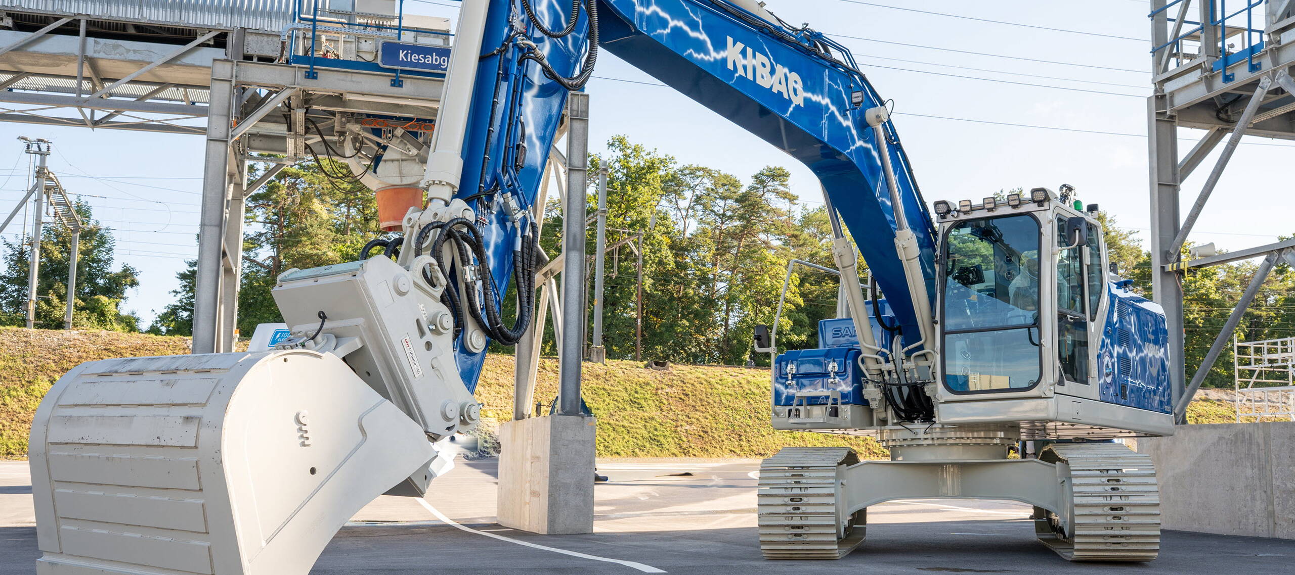 Zoom: Pelle sur chenilles Sany SY215E Lithium