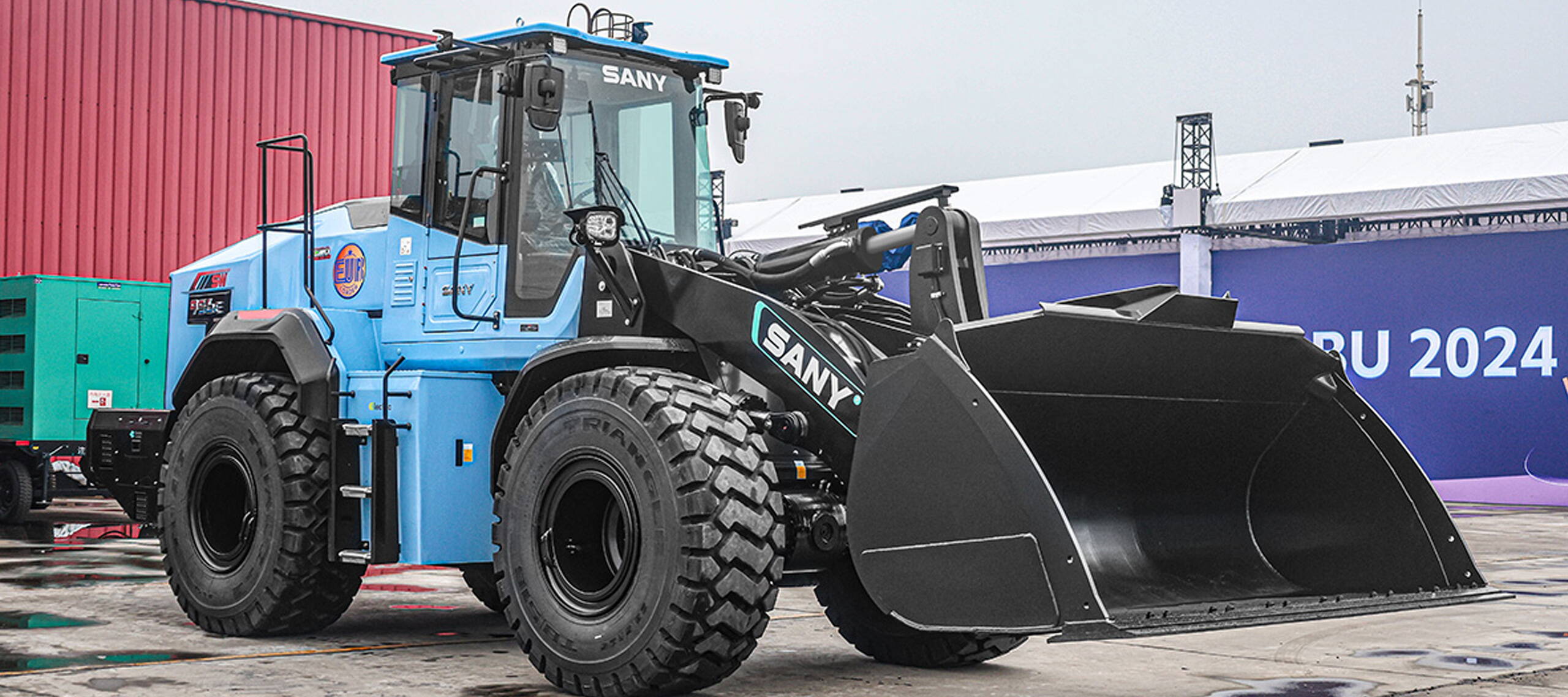 Zoom: SANY Radlader Elektro Sany SW956E