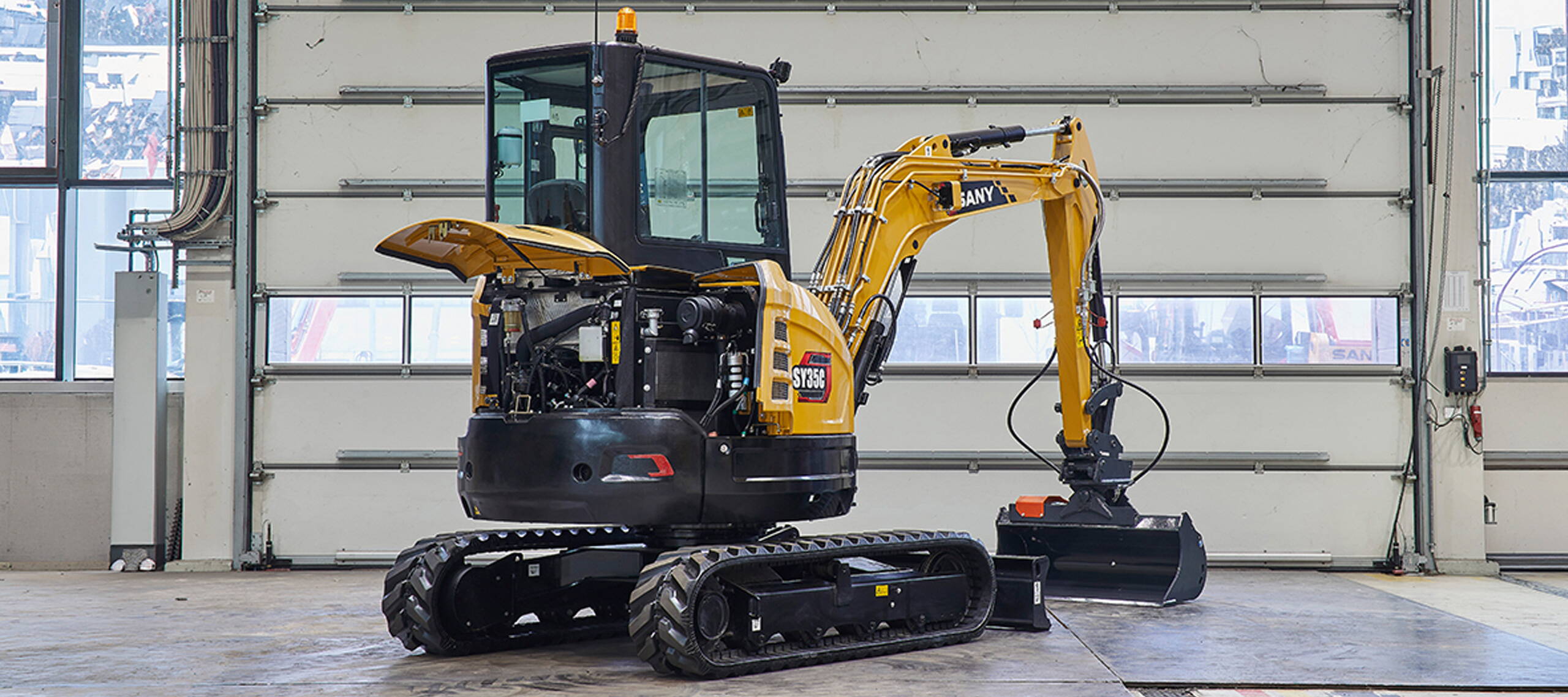 Zoom: SANY Bagger Minibagger SANY_SY35C