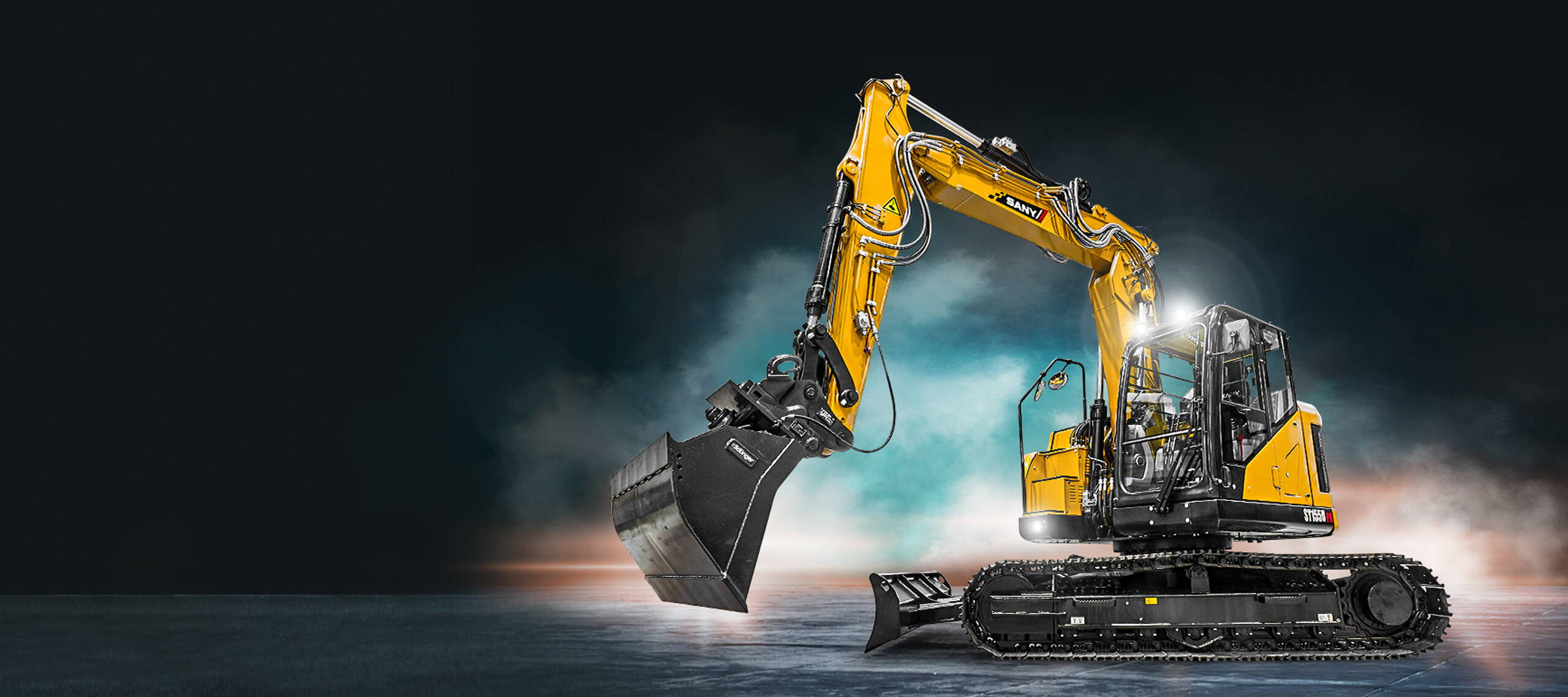 Zoom: SANY Bagger Kompaktbagger Sany SY155U 2PB